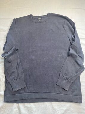 J. Crew Men's Crewneck Sweater in Slate Blue